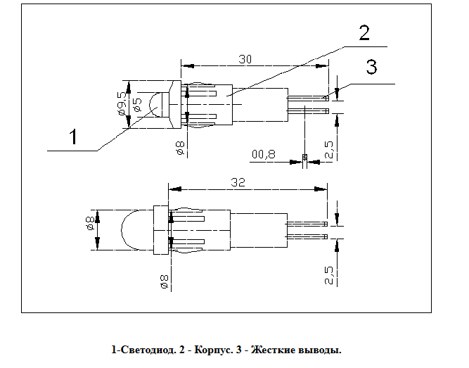 Схема Габаритных размеров АС-С-СМН