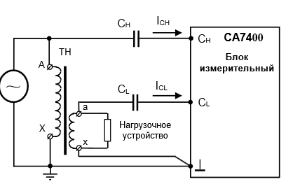 Схема подключения установки поверочной 