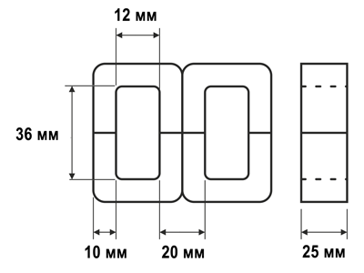 Габариты ШЛМ 20X25