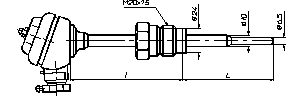 Габариты ТСП-8040Р/ТСМ-8040Р. Чертеж 1