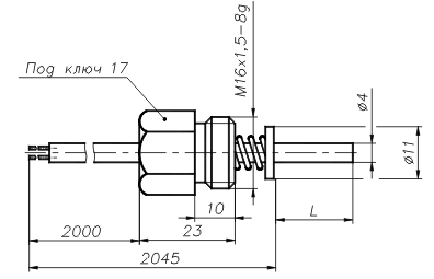 Габариты ТХК-1190В