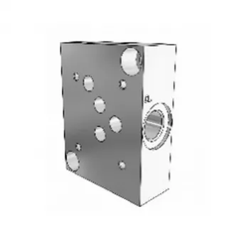 Плита гидравлическая одноместная отверстия сбоку SPS DN10 3/8 фото 1