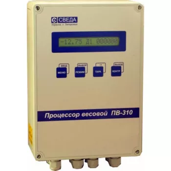 Процессор весовой ПВ - 310 для дозатора весового ленточного типа ДВЛ фото 1